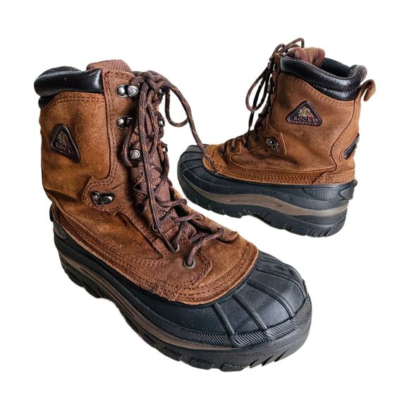 Rocky 600g Thinsulated Duck Boots Hiking Hunting Snow Work Shoes 7655 Mens 8 main image 9